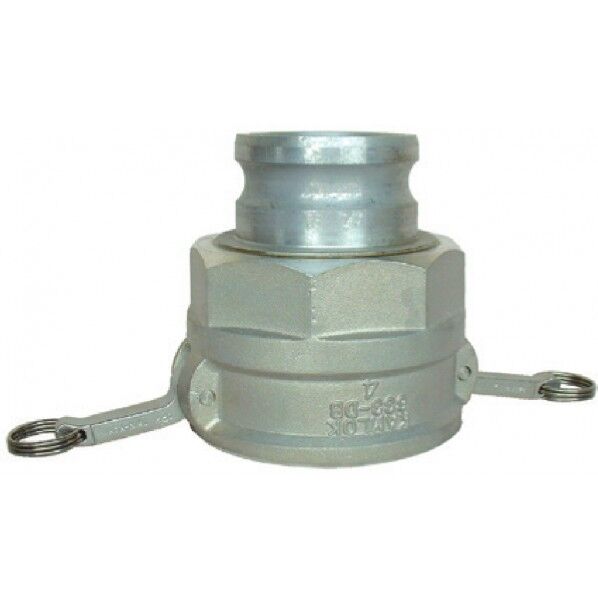 【カムロック媒介】アルミ製 カムロック女×カムロック男 100Ax65A 44CAB1065A 1個