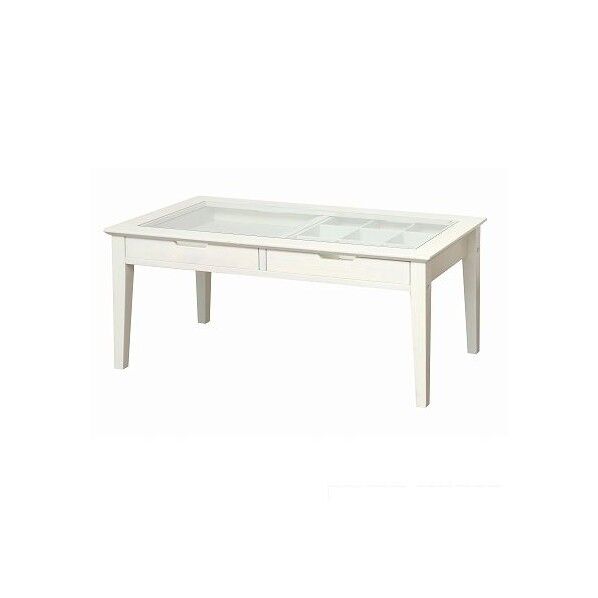 ine reno collection table(コレクションテーブル) ホワイト 90×45×40cm INT-2576WH 1台