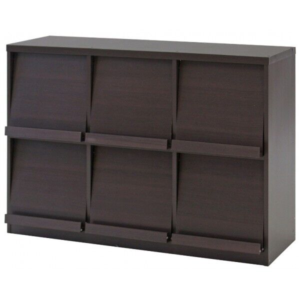 レガール ディスプレイラック 120幅 RG-1285DP T ダークブラウン 86047 1台