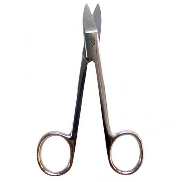 精密金切ハサミ 厚物用ストレート シルバー 120mm TS-120 1つ