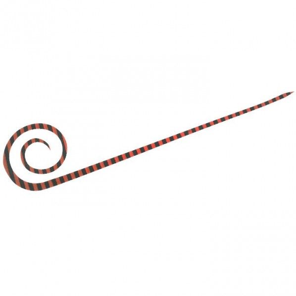 フリースライド カスタムシリコンネクタイ カーリースリム SE164 レッドゼブラ SE164-6 1個