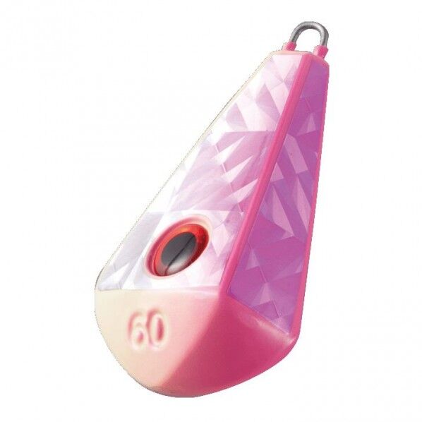 目玉集魚シンカー 舵型 P581ピンクグロー