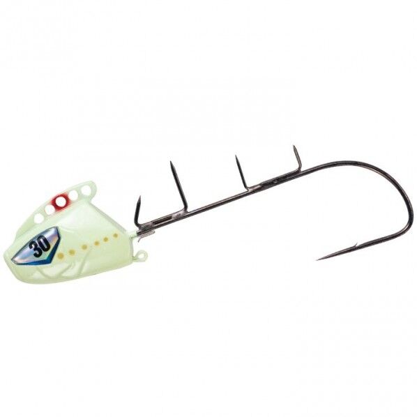 船太刀魚テンヤ フリーアングル フッ素コートフック SW412 妖艶グロー