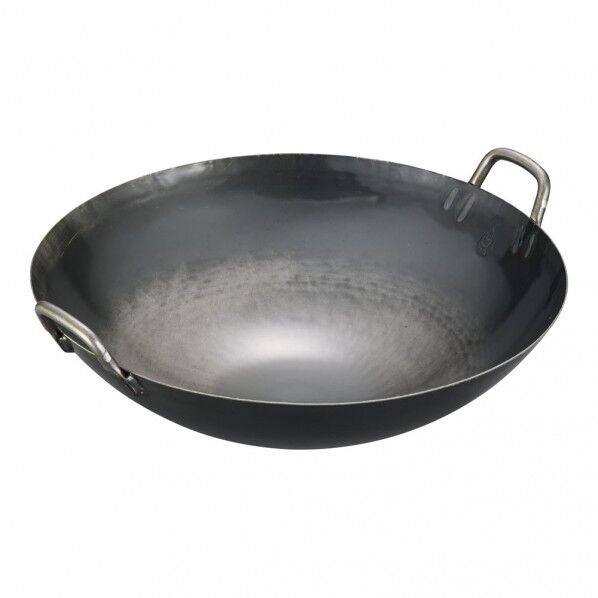 山田 鉄 打出広東鍋 36cm AKVJ636 36cm 62-6444-07 1点