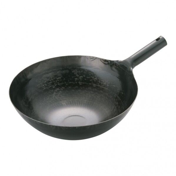 山田 鉄 打出片手中華鍋 ATY9236 (板厚1.6mm) 36cm 62-6444-55 1点