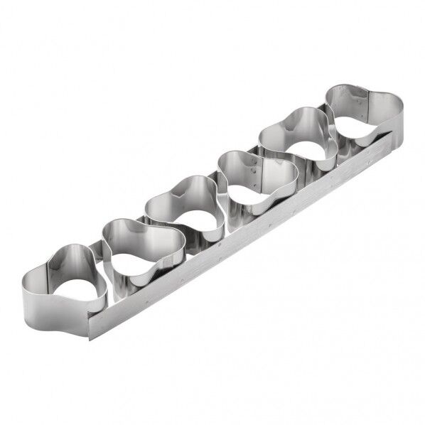 18-10ケーキリング 波三角型 6連 3149-99 6連 WDB31 1点