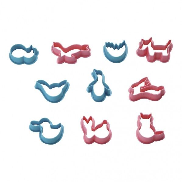 PC クッキー抜型 動物 10pcs No752 2603500 WKT09 1点