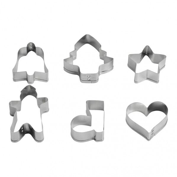 FK ブリキ クリスマス用 抜型 6pcsセット WKT24 61-6697-85 1点