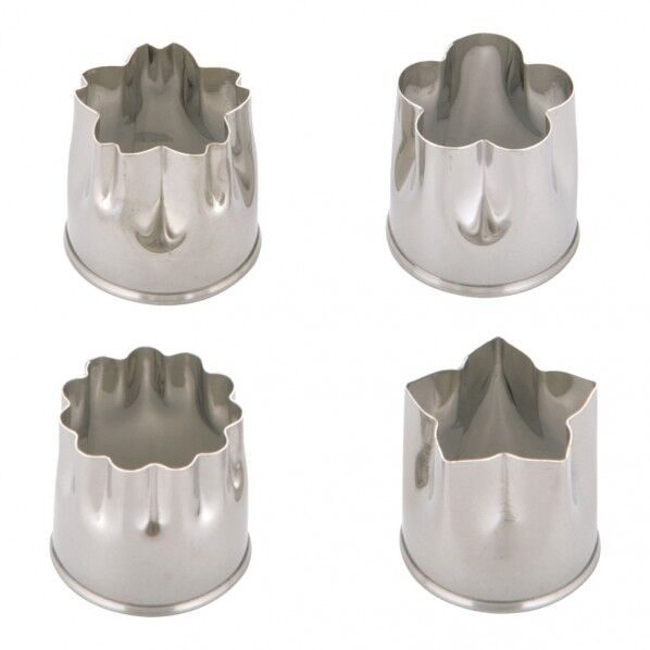 18-8 ビスケット抜型 4pcsセット 小 No138 2602100 小 WBS02003 1点