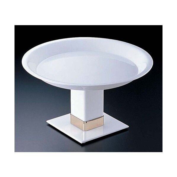 カル・ミル ゴールドペデスタル ハイタイプ 319-9W7 ホワイト ハイタイプ WPD0301 1点