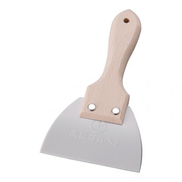 ホテイ印 木柄 シリコン ゴムヘラ 小 6929100 小 WGM03003 1点