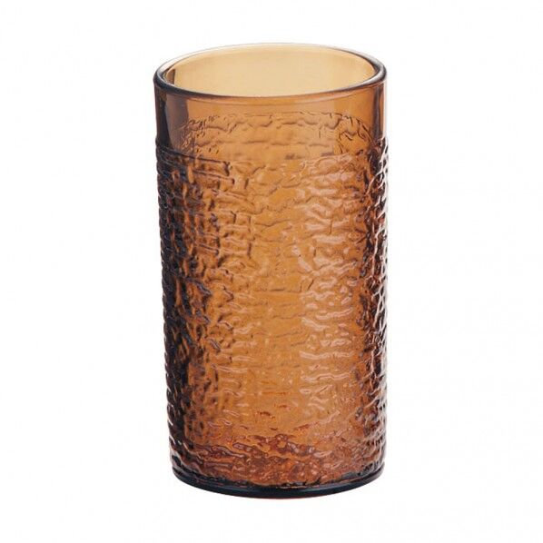 ペブルドアイス タンブラー アンバー PTV42157B 1個