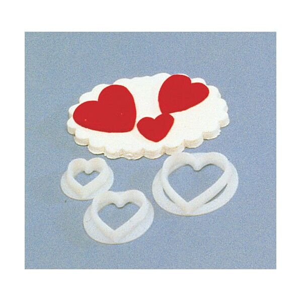 ハート抜型 3pcsセット WNK29 1個