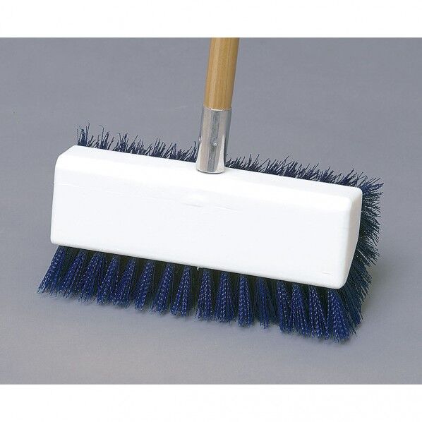 アングルデッキブラシ ブラシのみ ブルー KHL1411 1個