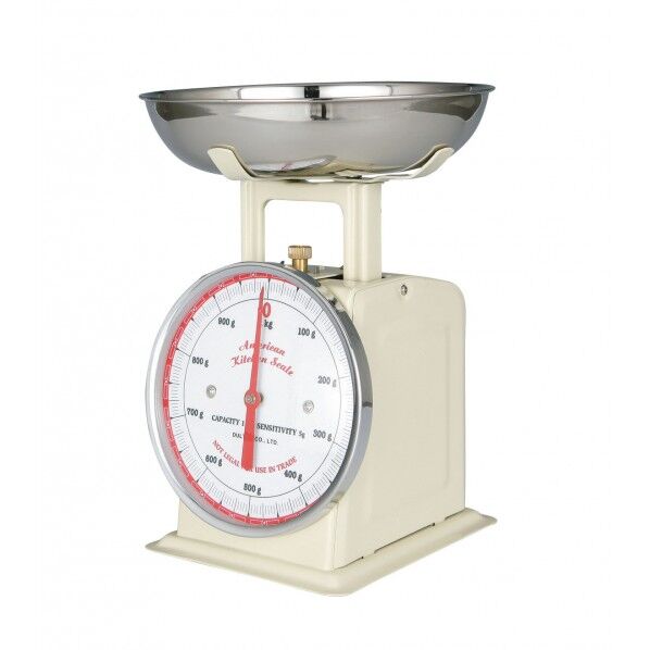 アメリカンキッチンスケール アイボリー 1kg BSK8501 1個