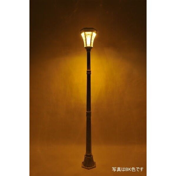 ヨーロピアンソーラー街灯 ブラック(BK) TAN-S328BK 1個