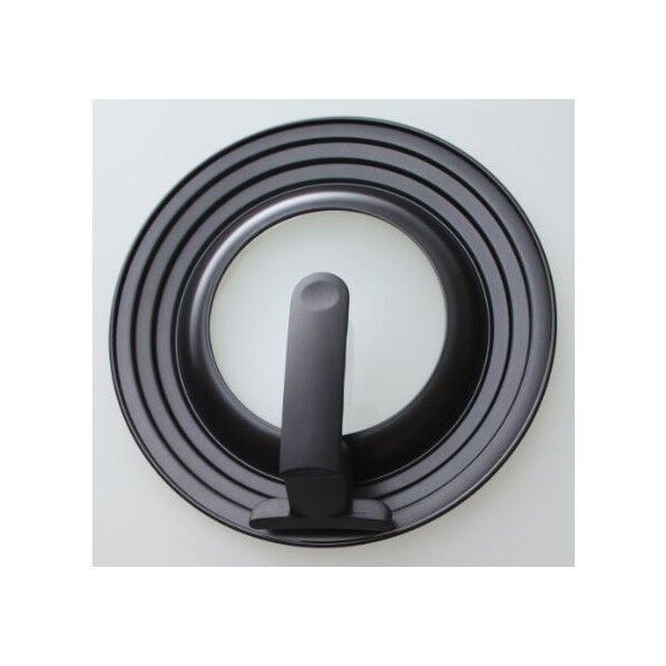 フッ素樹脂加工フライパンカバースタンド付18I22cm 235×235×80mm DW5625 1個