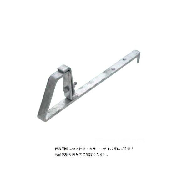 D321 ドブ 生地 P型アングル雪止 H80 爪付 6×22 釘打 グレー(灰) 182000 30個