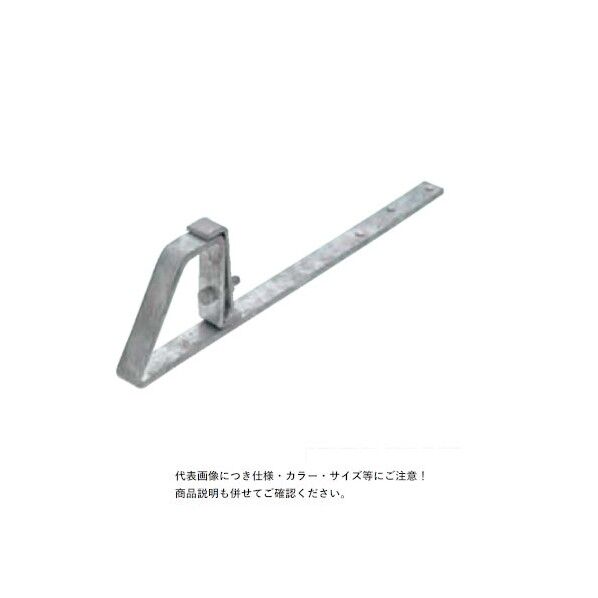 D321 ドブ 生地 P型アングル雪止 H80 L370 6×22 爪無 グレー(灰) 182200 30個