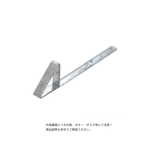 D358 304ステン 生地 波板用三角アングル雪止 生地ステン色 187210 100個