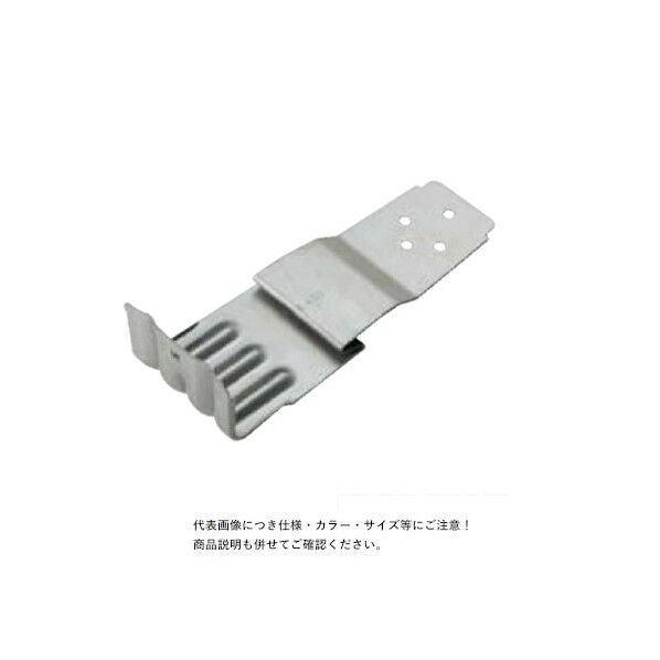 D440 430ステン 黒色 新型 扇形 一体型横葺雪止 先付 ブラック(黒) 158700 100個