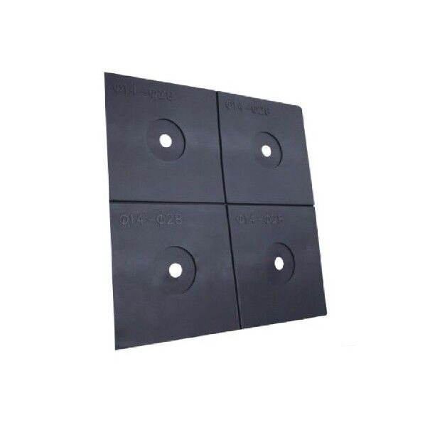 ゴームパッキンCD/PF 1.5mm×□200mm(4穴/枚) K-GPCP 5枚