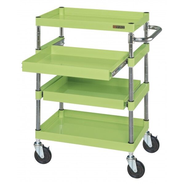 CSパールワゴン(中量タイプ/ナイロンウレタン車/スライド棚付)