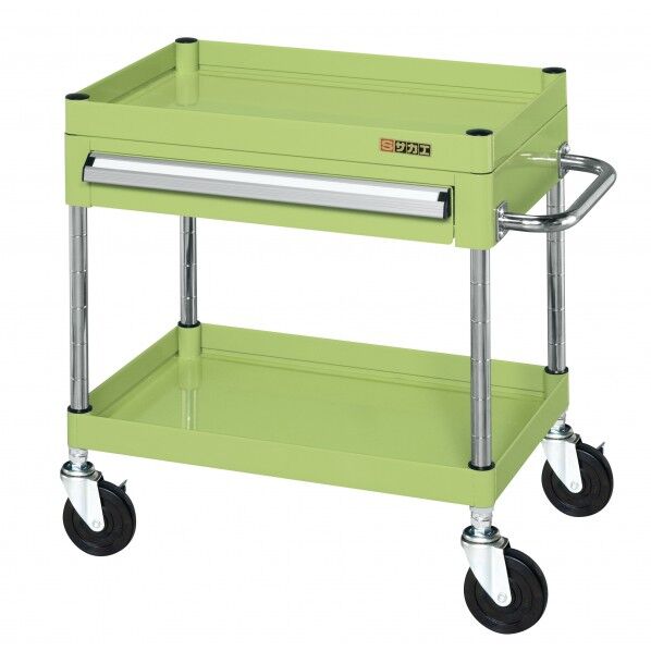 CSパールワゴン(ゴム車/上段引出し/天板皿型)