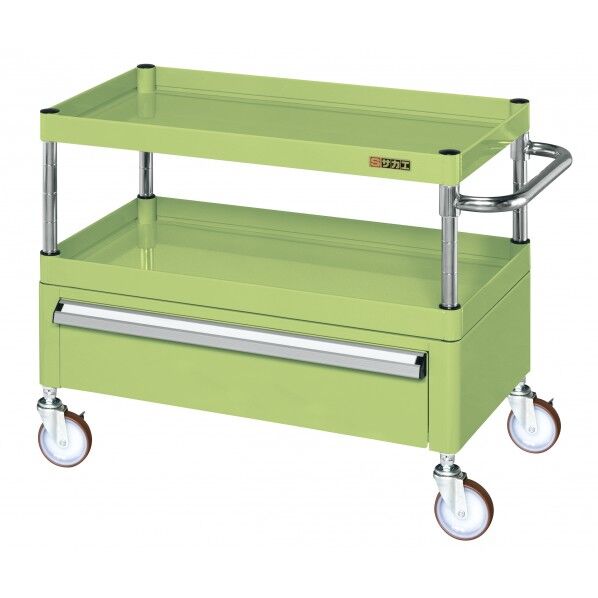 CSパールワゴン(ナイロンウレタン車/下段深引出し/天板皿型)