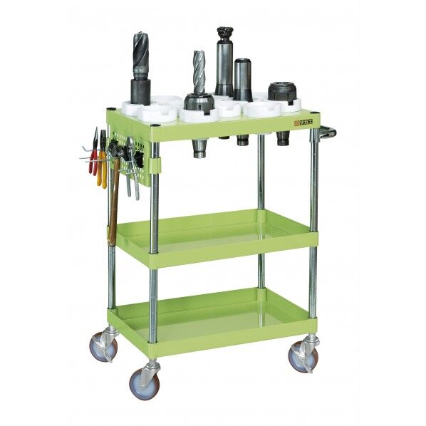 ツーリングワゴン パールワゴンタイプ グリーン W600×D400×H880 CSP-21NUA 1台