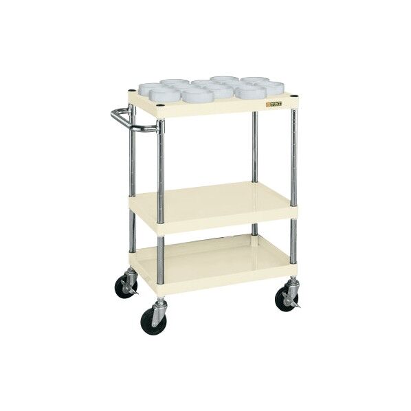 ツーリングワゴン パールワゴンタイプ アイボリー W600×D400×H880 CSP-S21RAI 1台