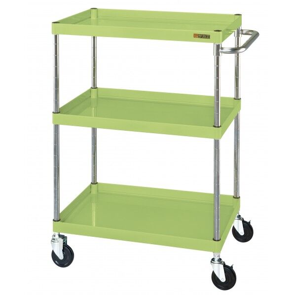 CSパールワゴン(中量タイプ/ゴム車/H1080/3段/直進安定金具付)