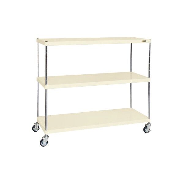 ニューCSパールキャスターラック(間口1500/ナイロンウレタン車/直進安定金具無)