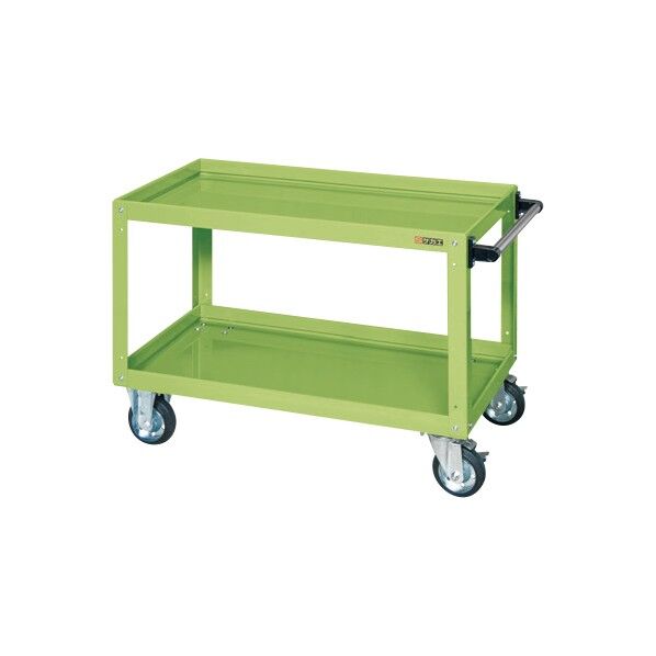 ニューCSスーパーワゴン 900×600×H660mm グリーン W900×D600×H660 CSWA-906 1台