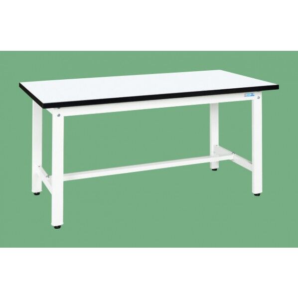 実験用中量作業台 抗菌パールホワイト (CSM/耐荷重500kg/メラミン天板/H740)