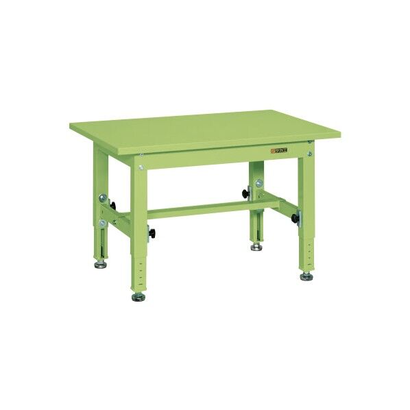 中量高さ調整作業台(TKT5/耐荷重400kg/スチール天板/H500~650)