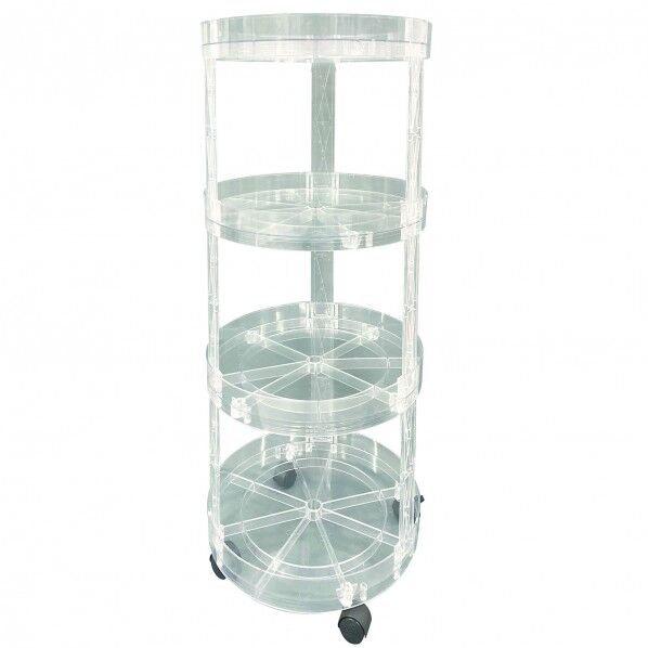 円形ラックTRM-402 キャスター付 (W幅)400mm(D奥行)400mm(H高さ)985mm 10195618 1台