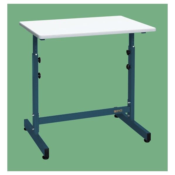 抗菌・抗ウイルス天板デスク(耐荷重20kg/固定式) ダークグレー W750×D530×H640~840 KSS-1VPWD 1台