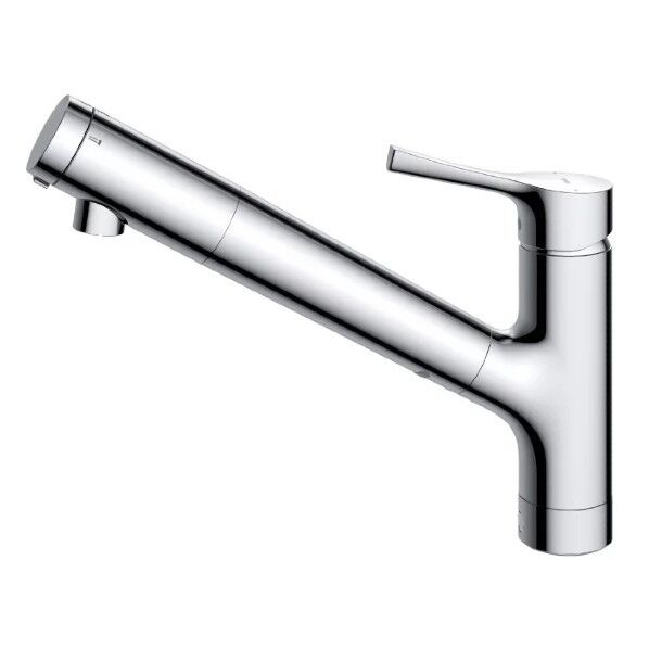 台付シングル混合水栓(エコシングル、ハンドシャワー) TKS05305JA 1個