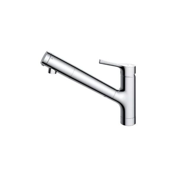 台付シングル混合水栓(エコシングル、浄水カートリッジ内蔵、ハンドシャワー) TKS05308JA 1個