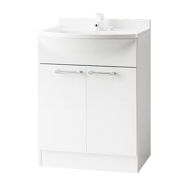 化粧台(シングル2枚扉600アルバ) LKAL601TFNJW1 1台