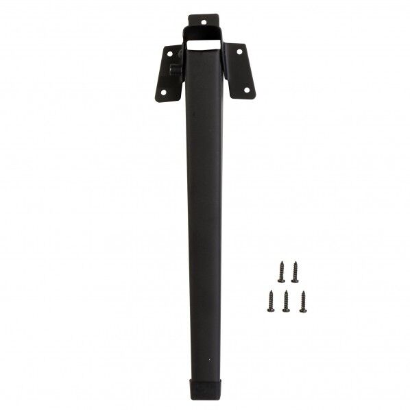 和気産業 ローテーブル折たたみ脚 角脚タイプ マットブラック AK-301 1本...