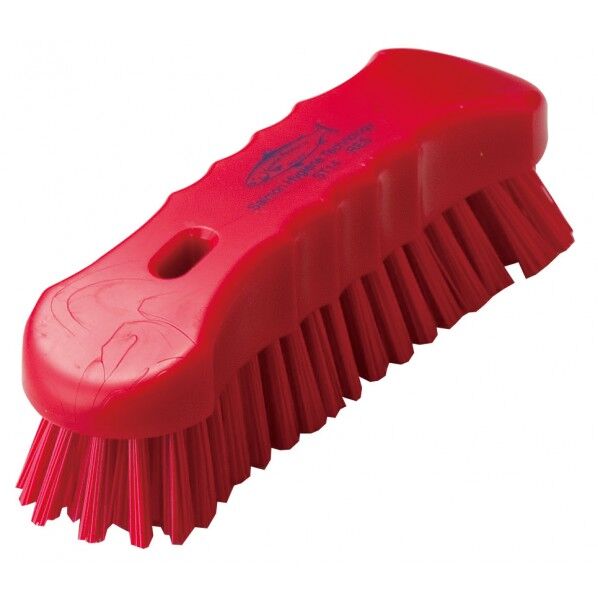 レジン スクラブブラシ 赤 S JYN0701 1個