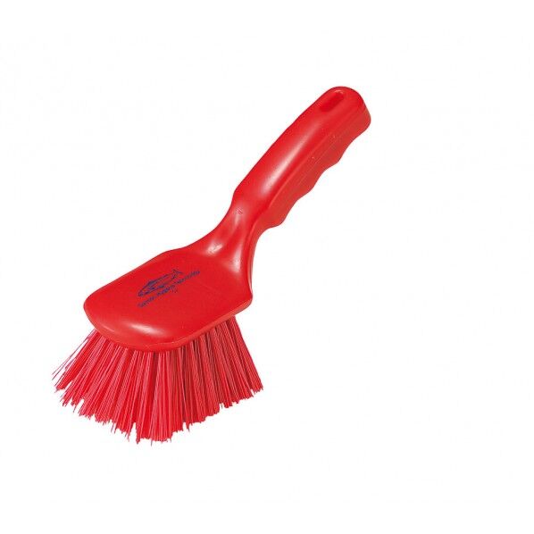 レジン ショートハンドルブラシ 赤 JYN1001 1個