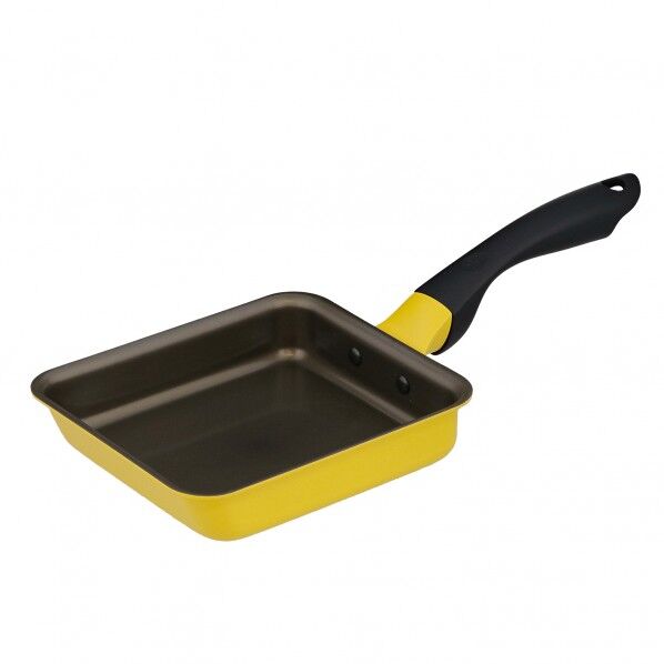 ハイパープレミアムコート ネオ エッグパン ガス火 15×18cm イエロー