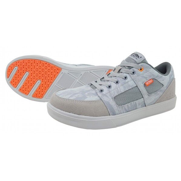 メッシュローカットセーフティスニーカー 制菌・消臭 グレー 23.0cm MG5740 1足