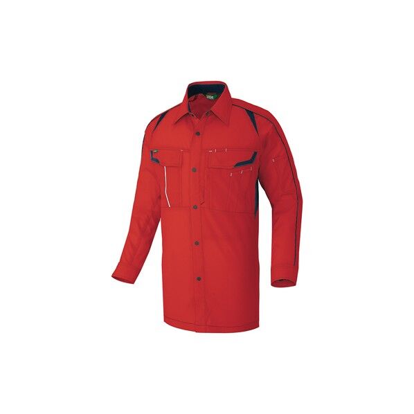 長袖シャツ(男女兼用) AZ1935-009レッド3L