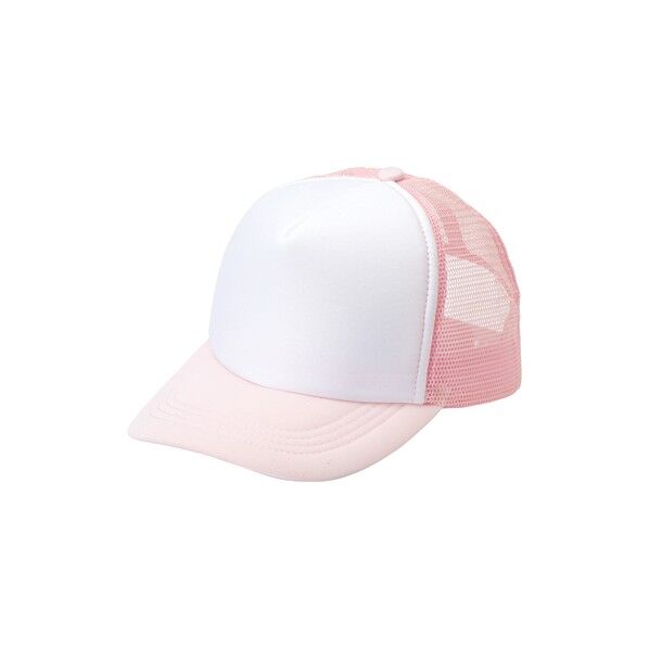 アメリカンメッシュキャップ(ジュニア)(3150) AZ66317-160ライトピンク×ホワイトF 160ライトピンク×ホワイト F 66317 1着