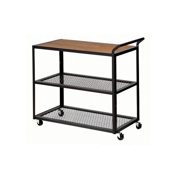 アンセムカートワゴン ブラウン W855(800)xD380xH795(715) mm ANC-2837BR 1台