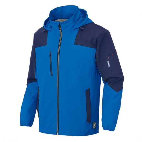 フードインジャケット(男女兼用) 006ブルー 3S 10313 1枚